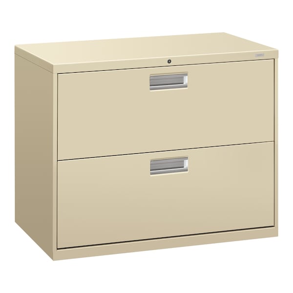 Hon 36" W 2 Drawer File Cabinet, Putty, A4/Legal/Letter H682.L.L